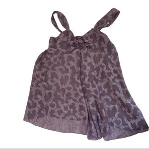 Victoria's Secret Vintage Lilac Bow Baby Doll Chemise